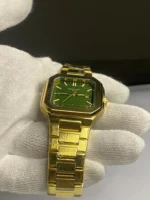 Patek Philippe Golden Octagon Green Dial Luxury Men's Watch - Image 6
