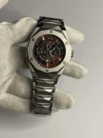 Hublot Chronograph Steel Edition – Luxury Skeleton Dial Men’s Watch - Image 5