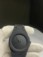 Midnight Noir – Arabic Numeral Minimal Watch - Image 3